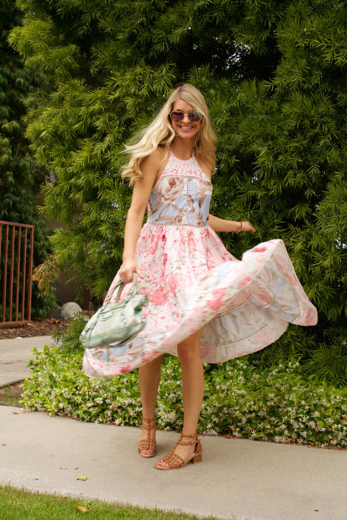 floral flowy dress